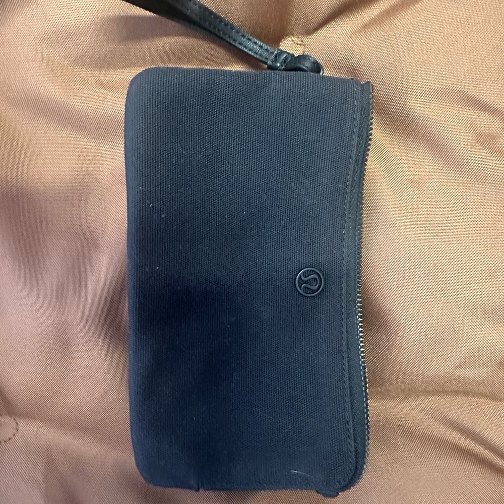 Black Zip-Around Wallet